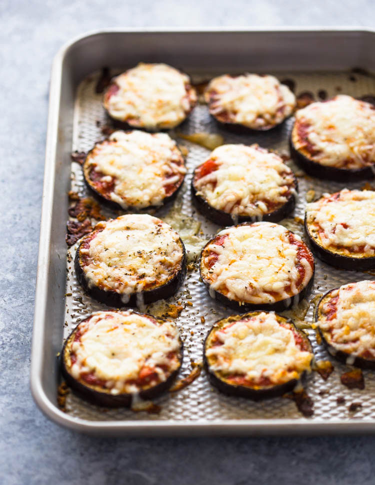 Eggplant vegan pizza