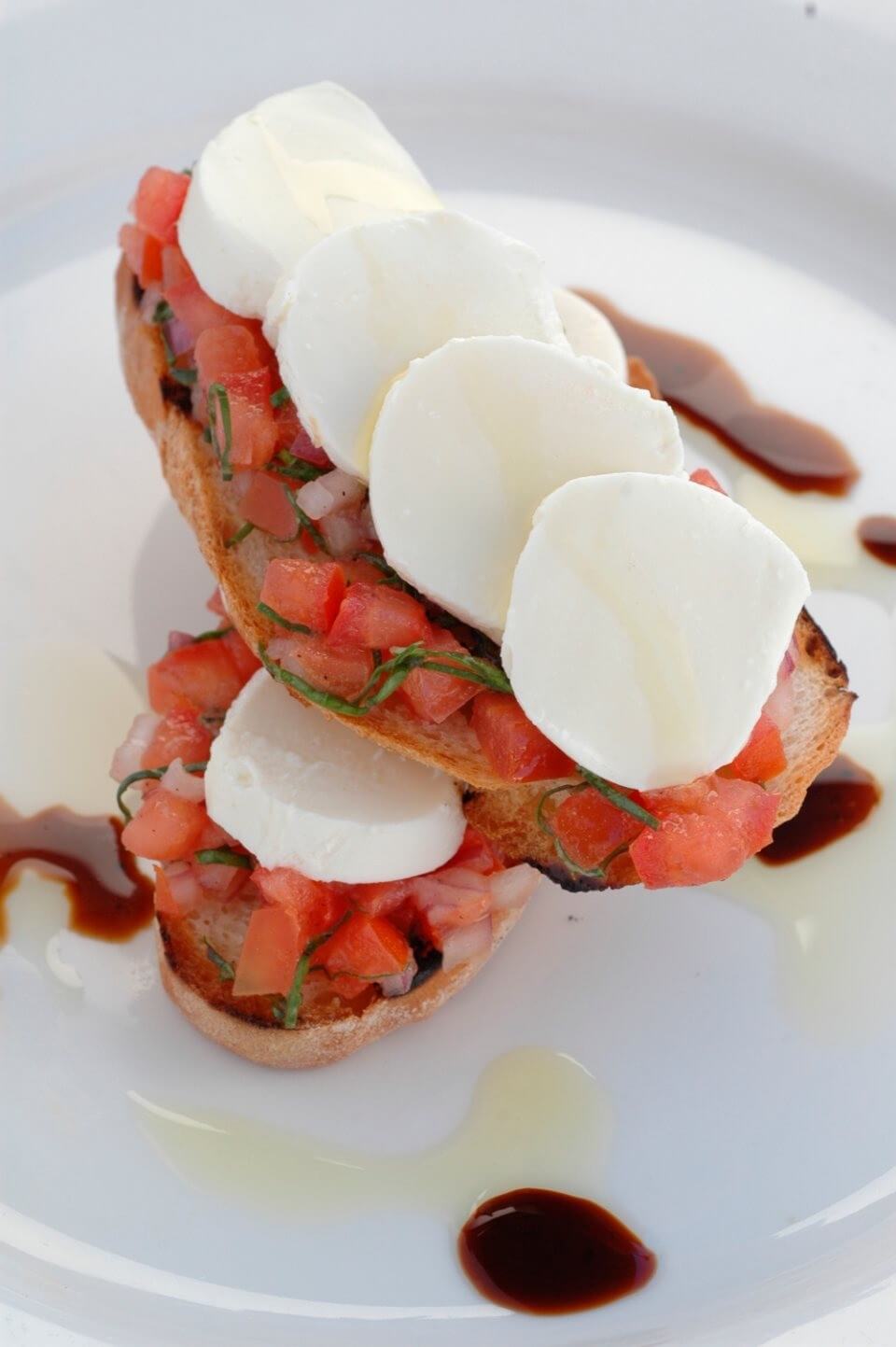 Tomato Mozzarella Bruschetta