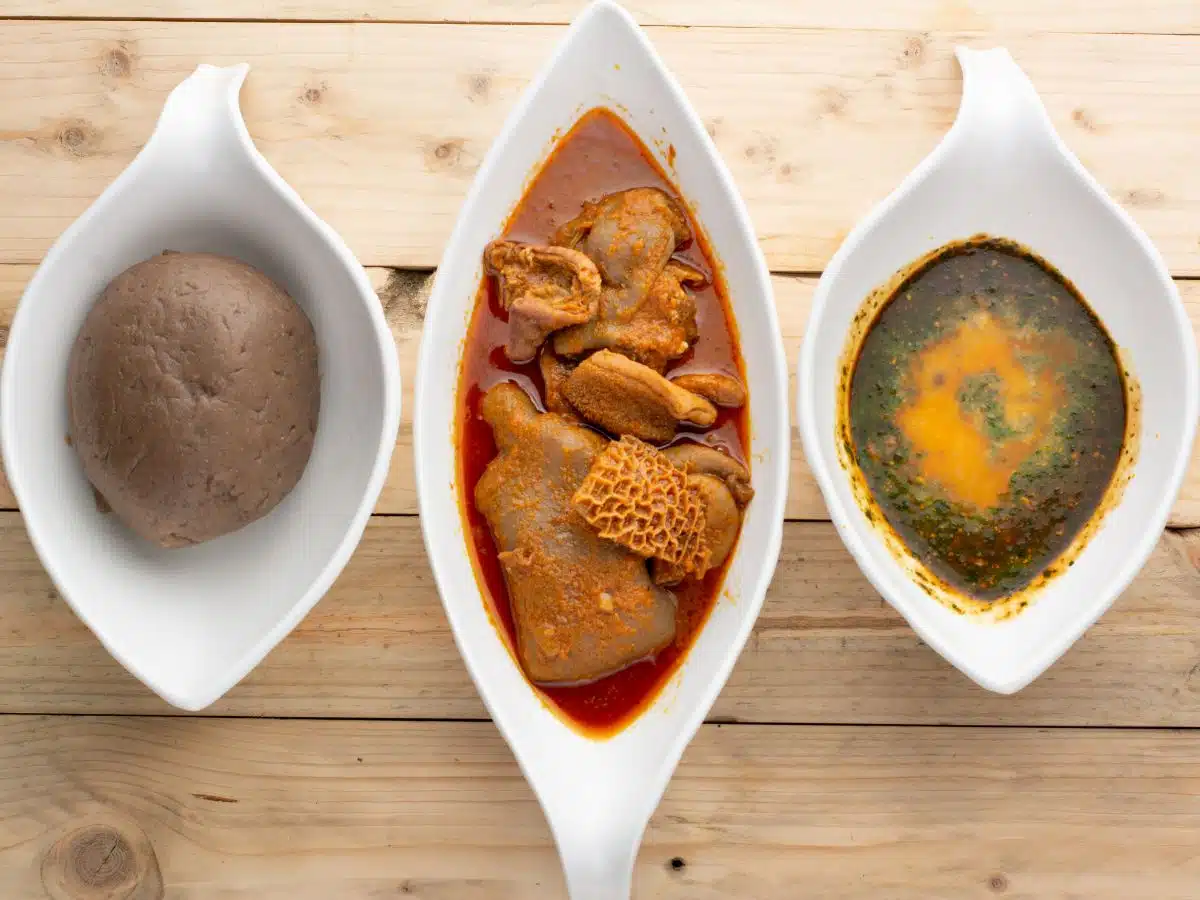 Amala and Ewedu Soup