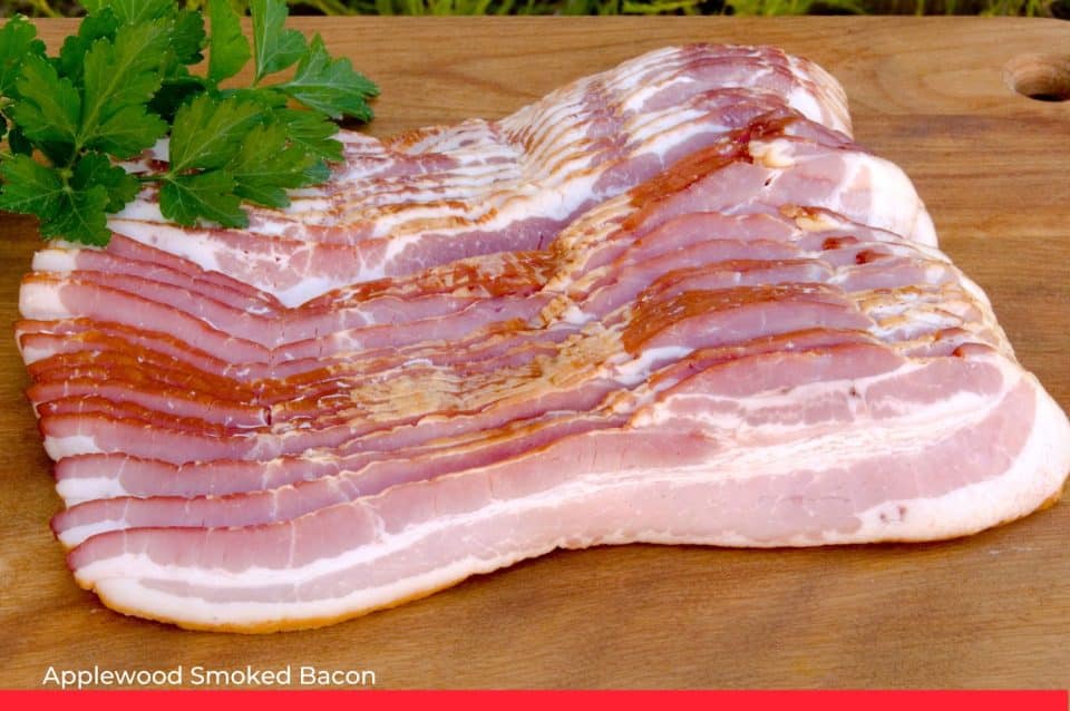 Applewood smoked bacon