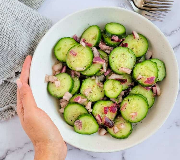 Fresh Cucumber Salad with Dill
