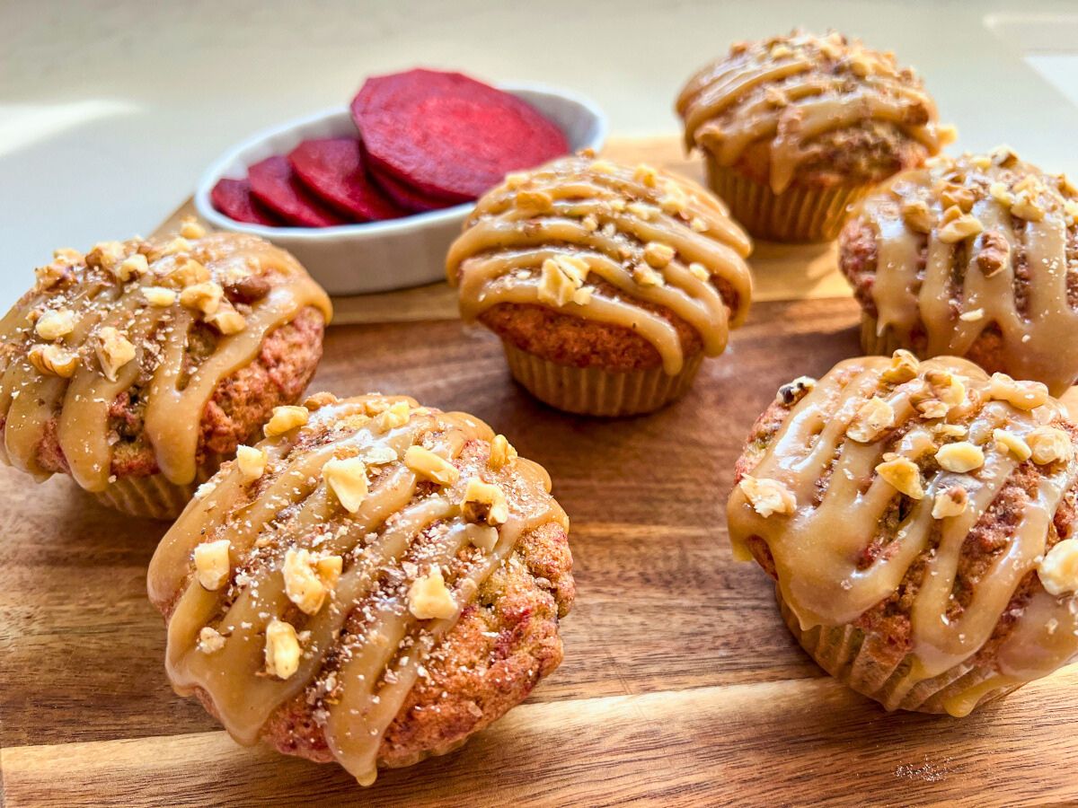 Muffins with Maple Glaze