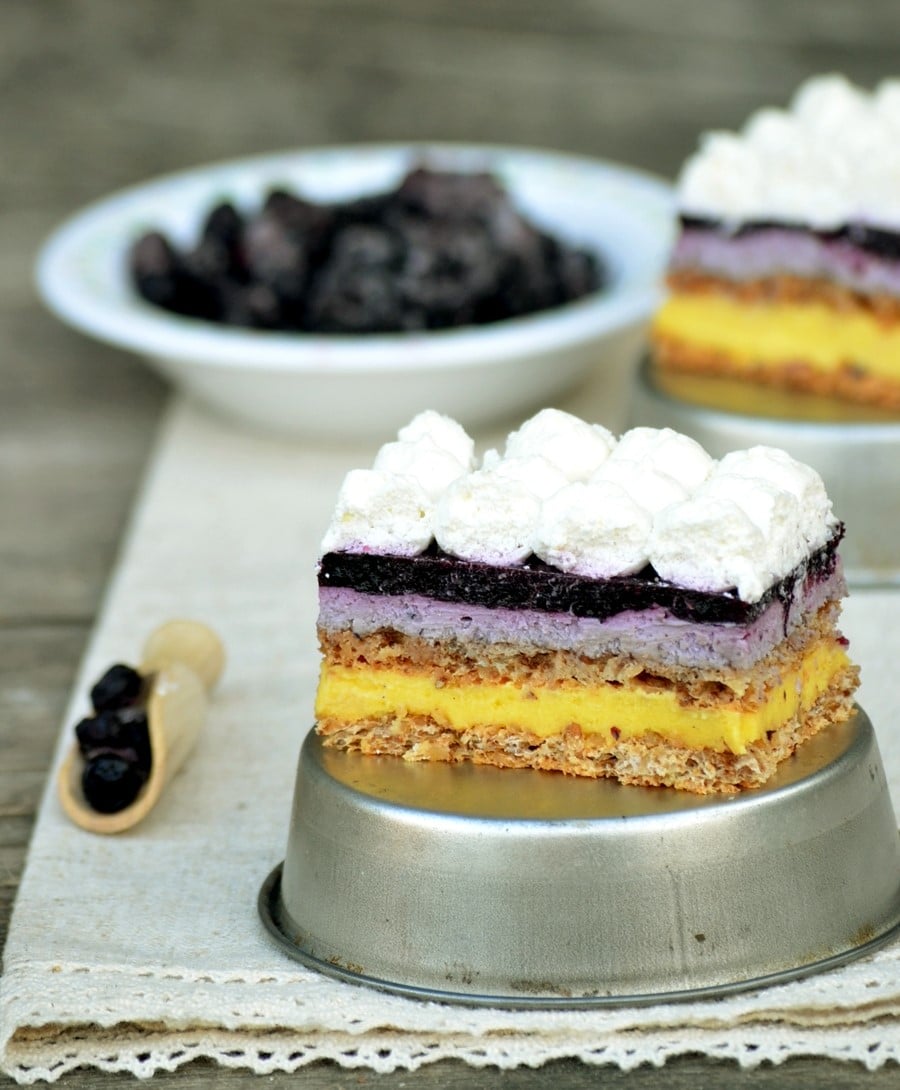 Blueberry Lemon Layer Cake