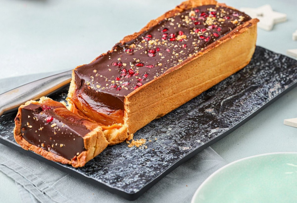 Caramel and Chocolate Tart