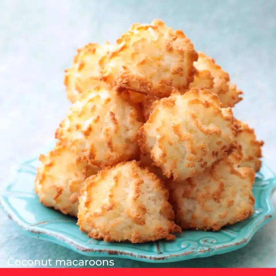 Coconut macaroons (biskuti ya nazi)