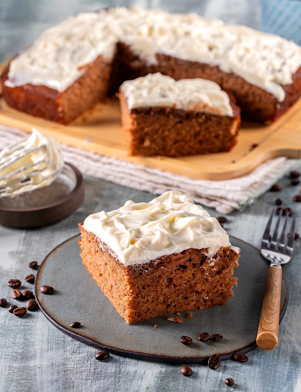 Espresso Cake with Cream Cheese Frosting