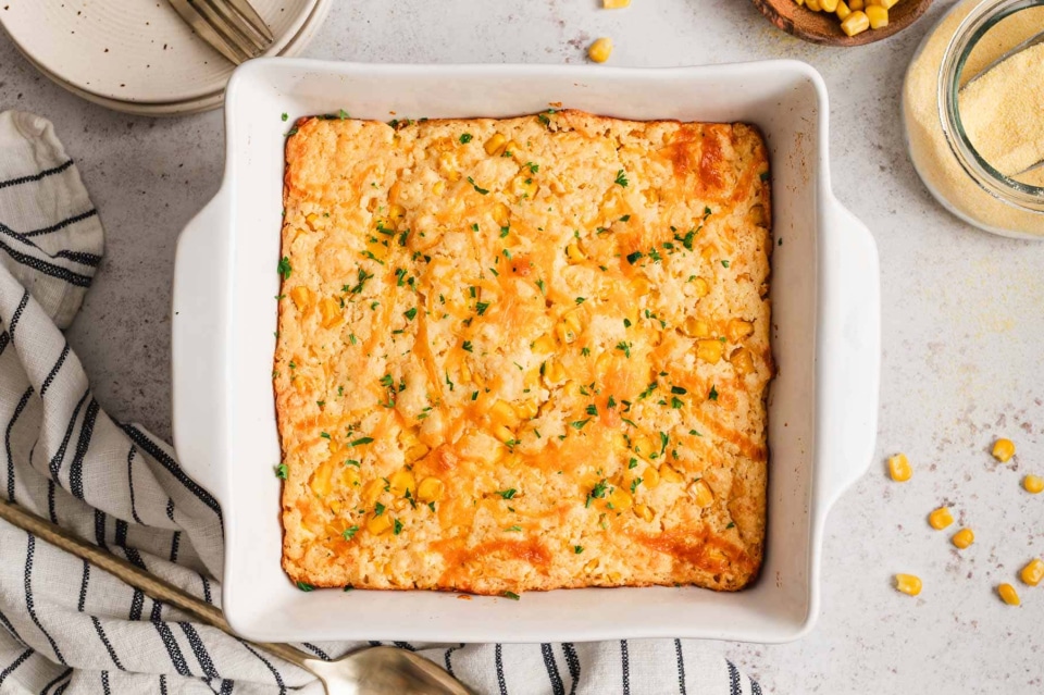 Creamy Cornbread Casserole