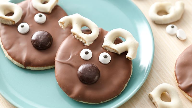 Cute Reindeer Cookies