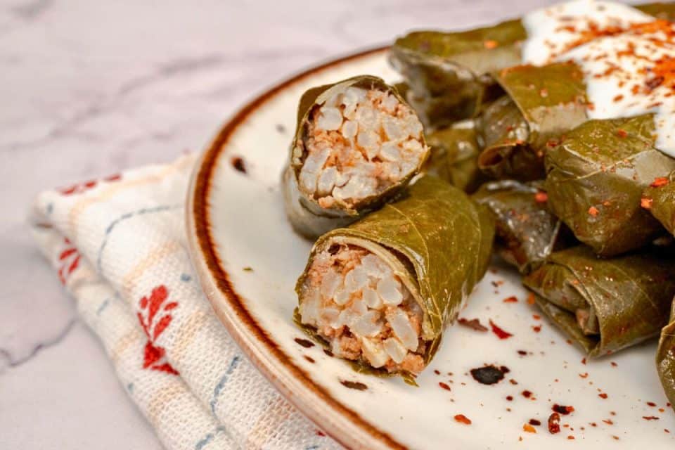 Dolmas with meat stuffing