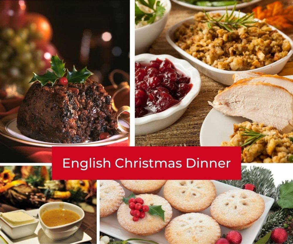 Traditional Christmas Dinner in England; English Christmas Desserts