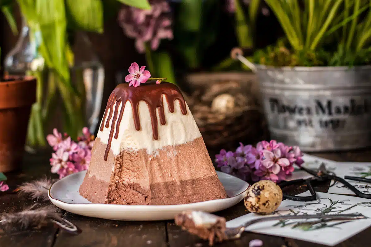 Triple Chocolate Cheese Paskha