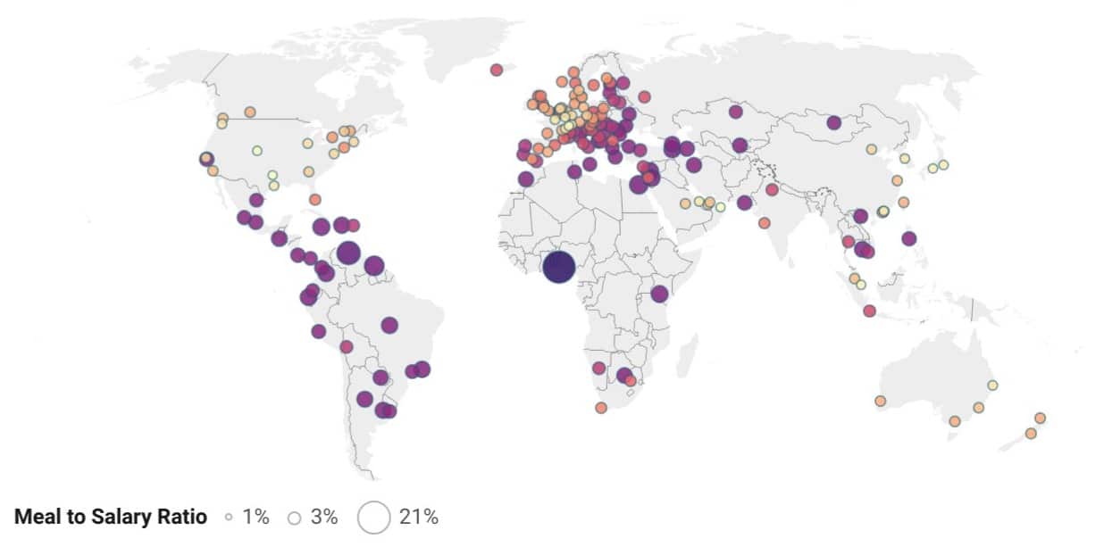Global Dining Affordability - Featured Image