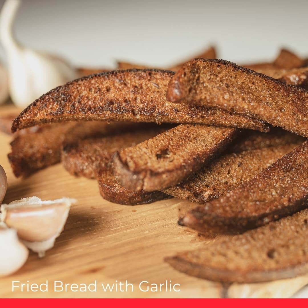 Fried Bread with Garlic