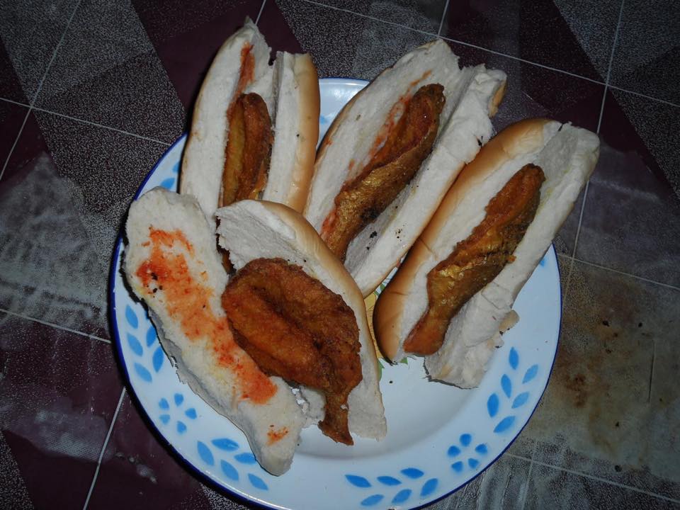 Fried Fish and Bread