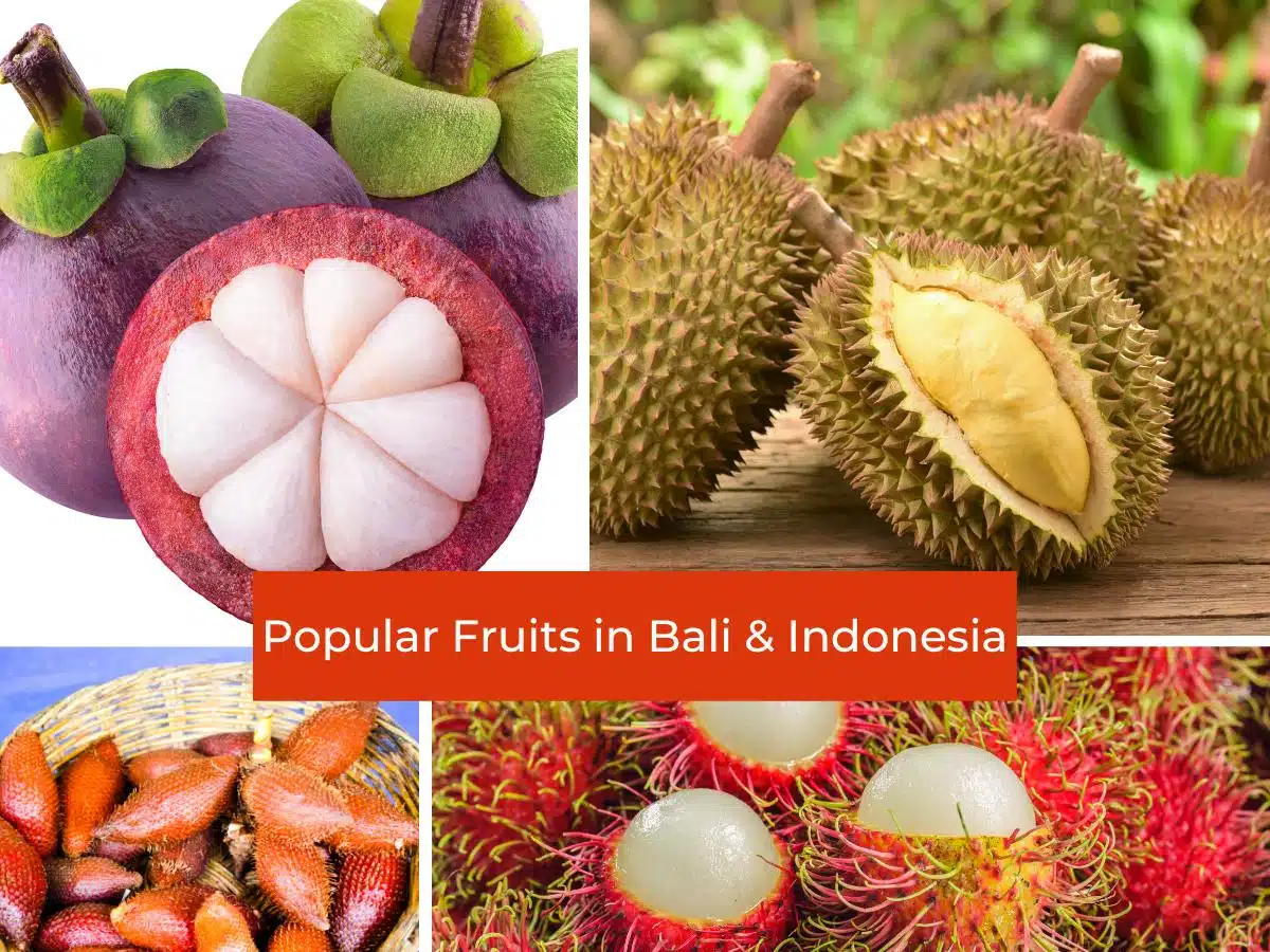 Popular Fruits in Bali, Indonesia