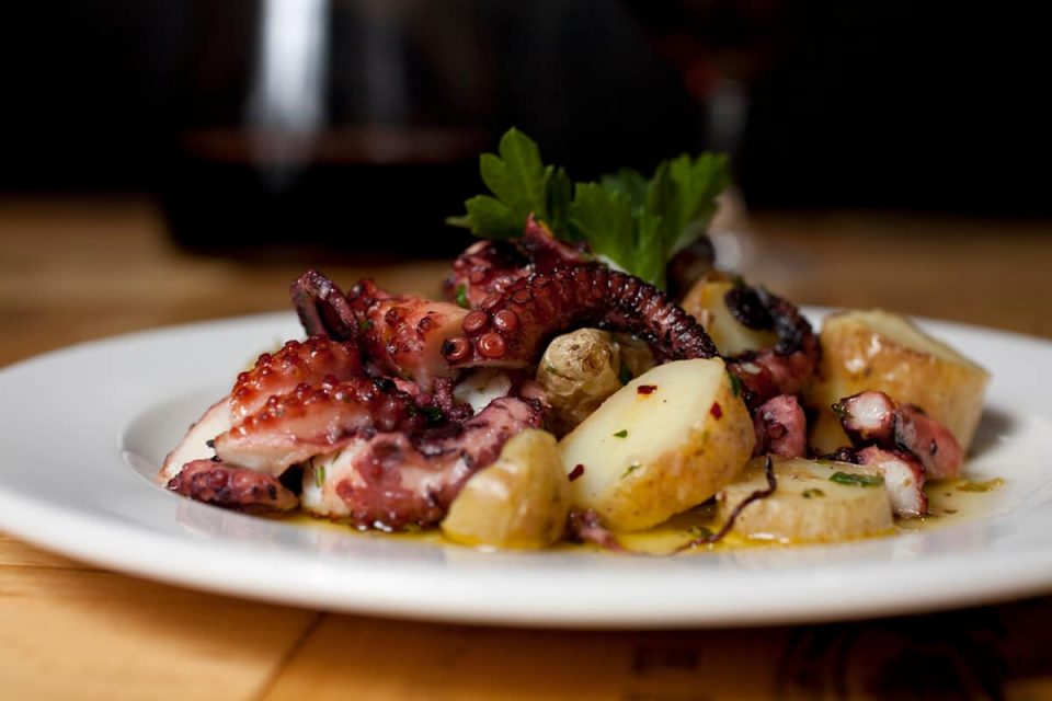 Grilled Octopus with Roasted Potatoes