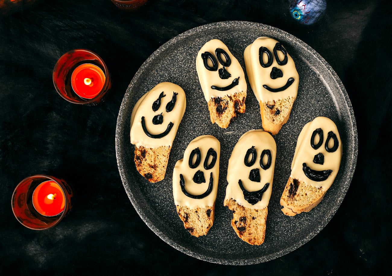 Halloween Ghost Biscotti