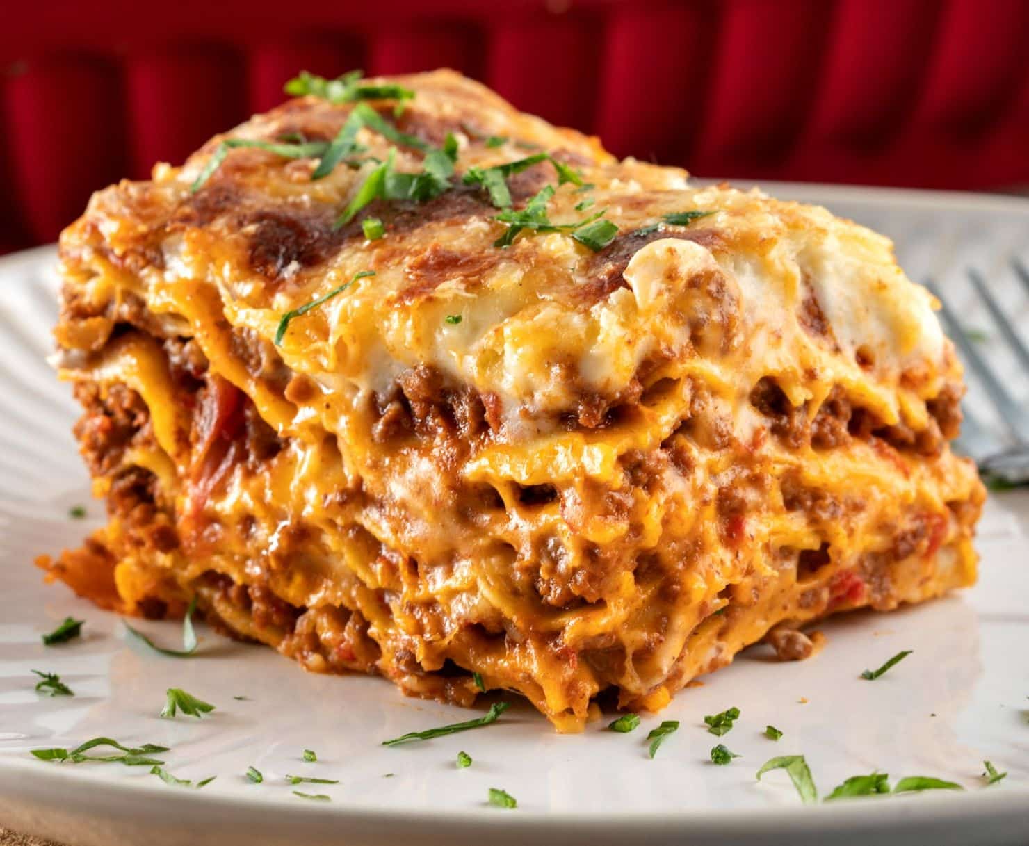 Mediterranean Spiced Beef Lasagna