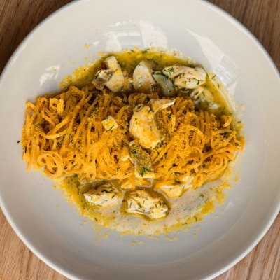 Gurnard Linguine with Dill and Lemon