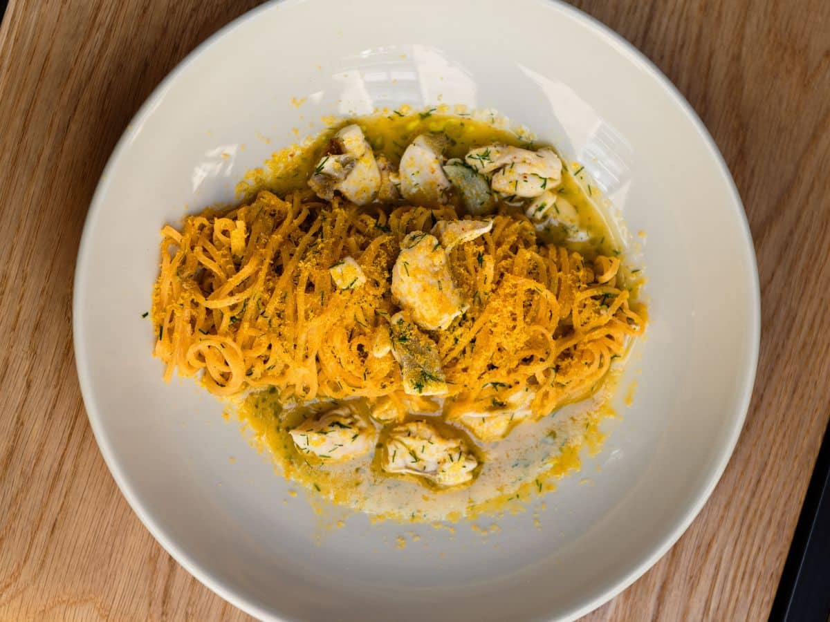 Gurnard Linguine with Dill and Lemon