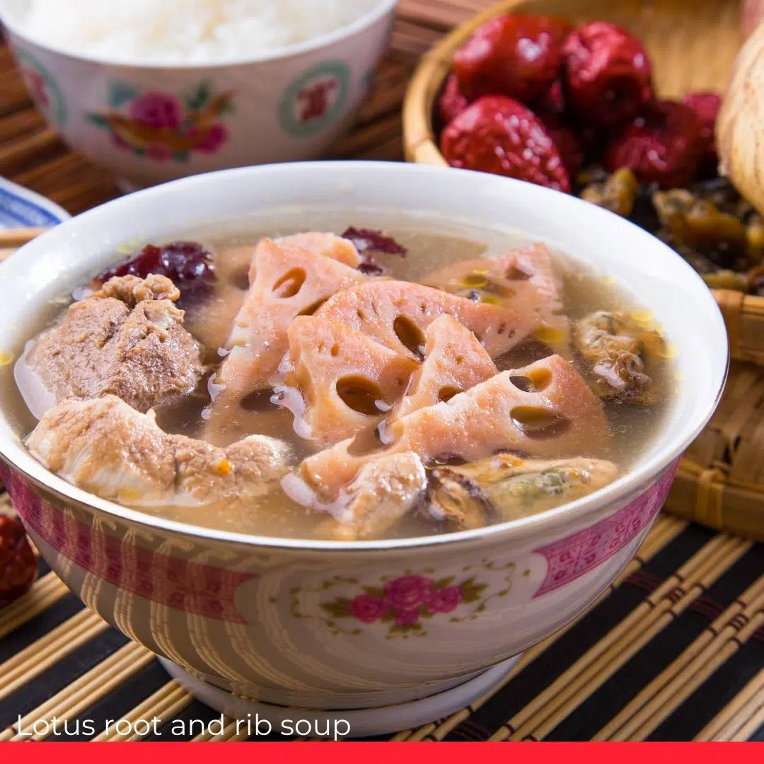 Lotus root and rib soup