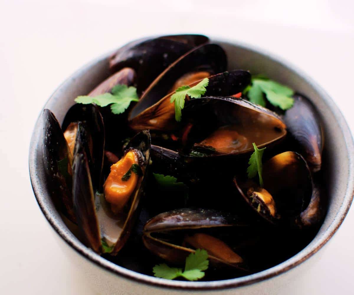 Thai Green Curry Mussels