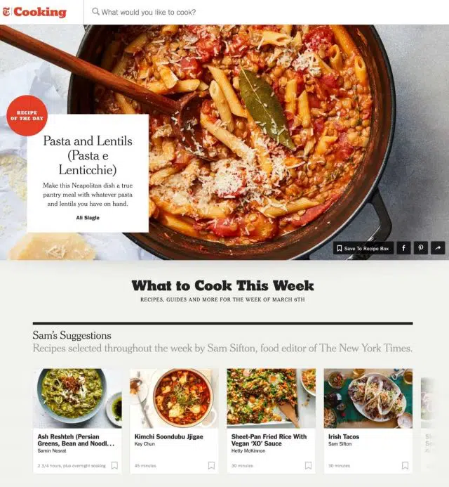 The Best 21 Cooking Websites - Chef's Pencil