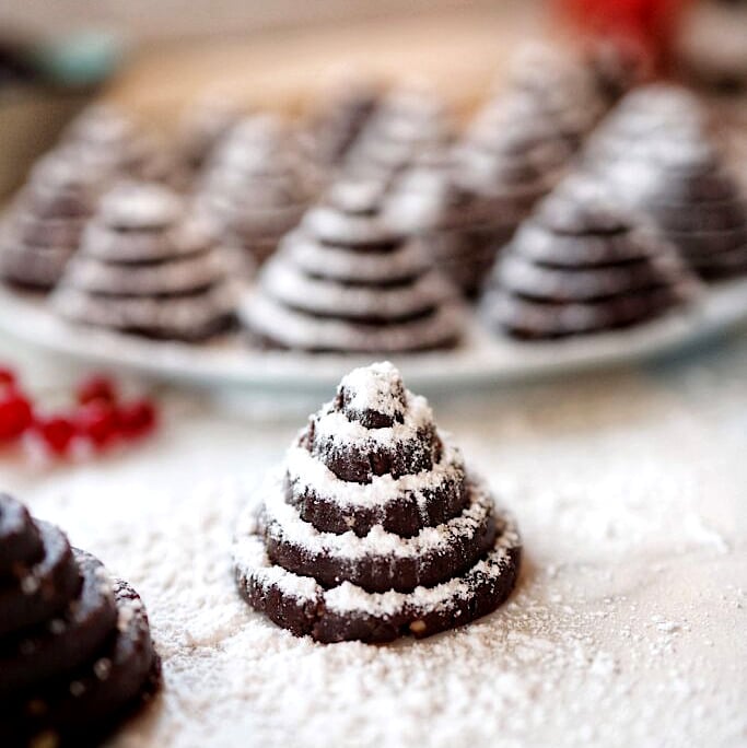 No-Bake Christmas Tree Cookies