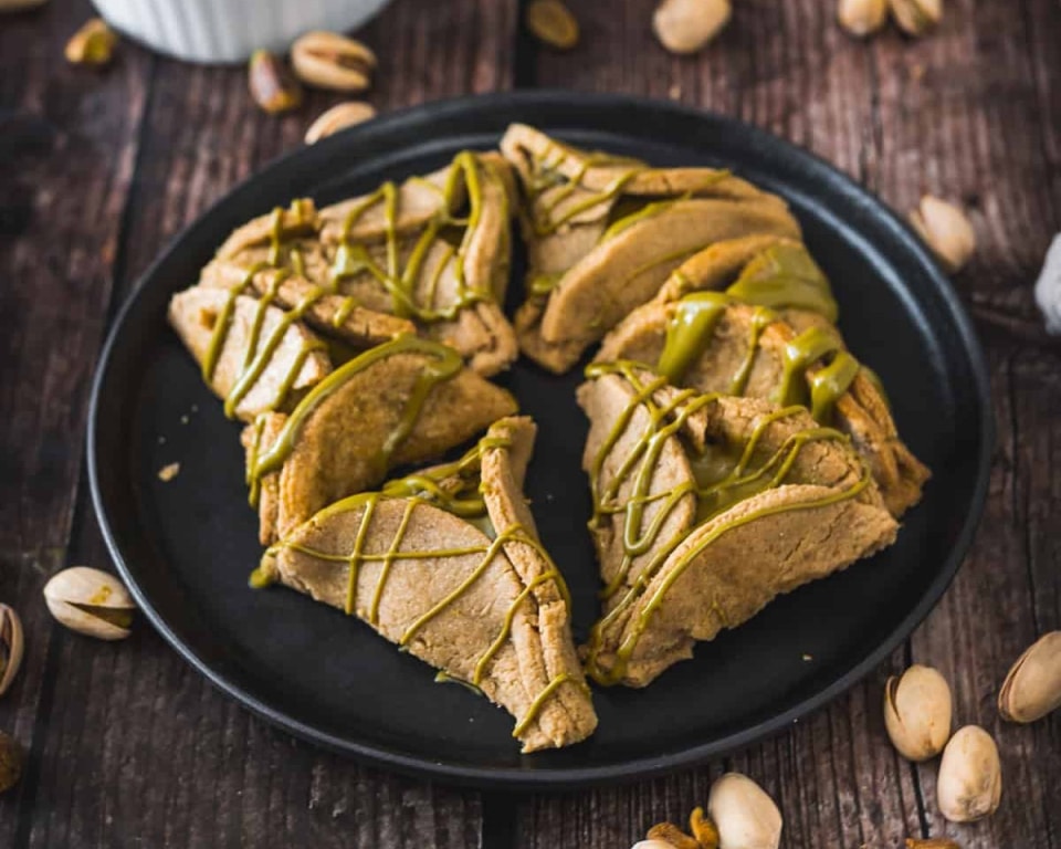 Rose Pistachio Hamantaschen