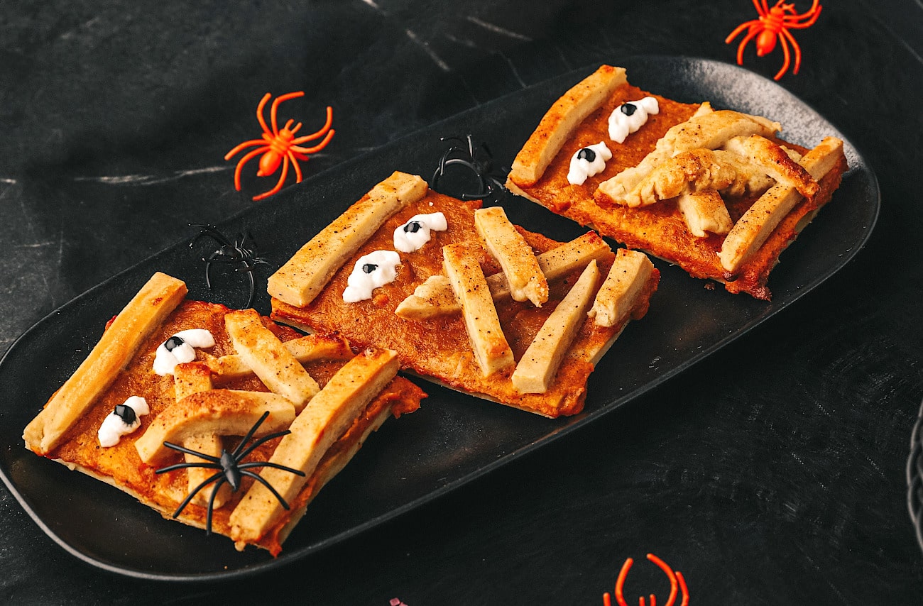Halloween Pumpkin Mummy Tartlets
