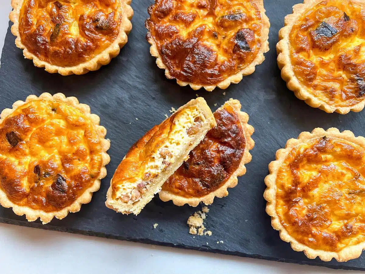 Mini Shrimp & Bacon Quiches