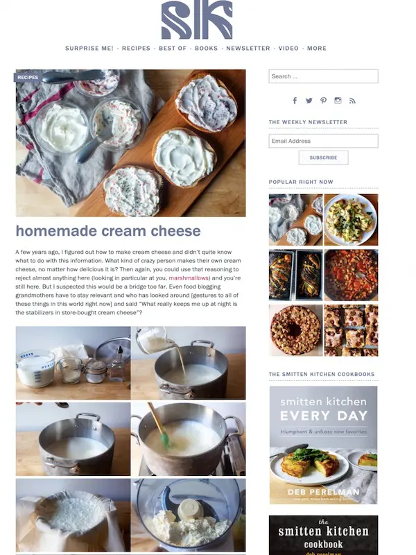 Food Blog / Cookbooks & Kitchenware