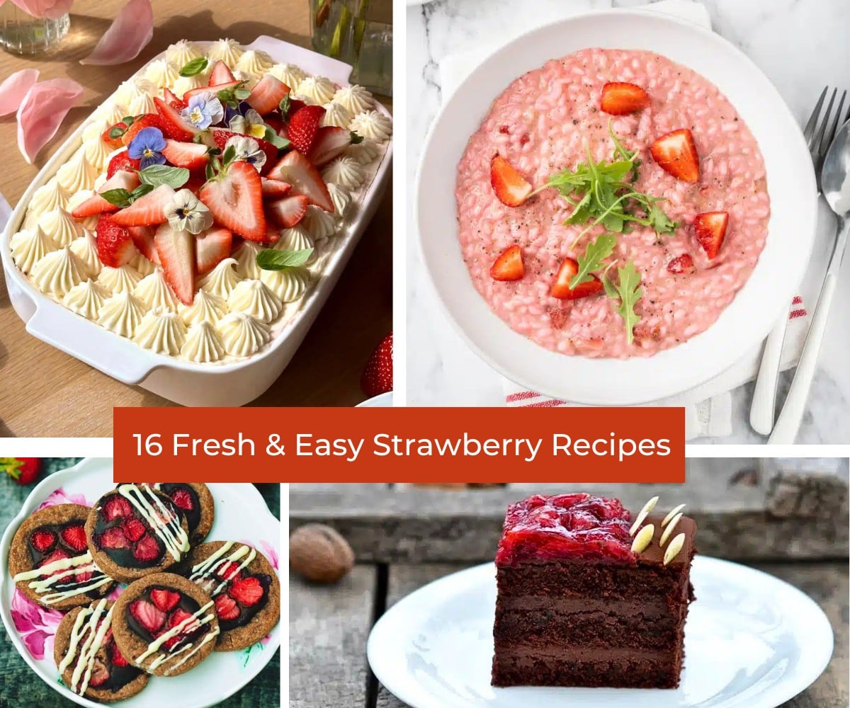16 Fresh and Easy Strawberry Recipes