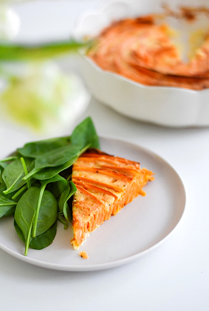 Sweet Potato and Parmesan Tart