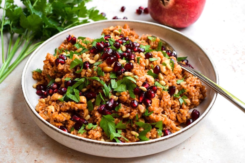 Syrian Bulgur Wheat Salad
