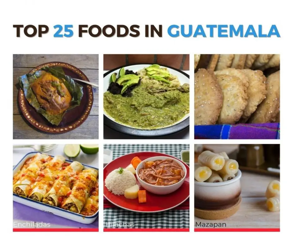 Most Popular 25 Dishes in Guatemala