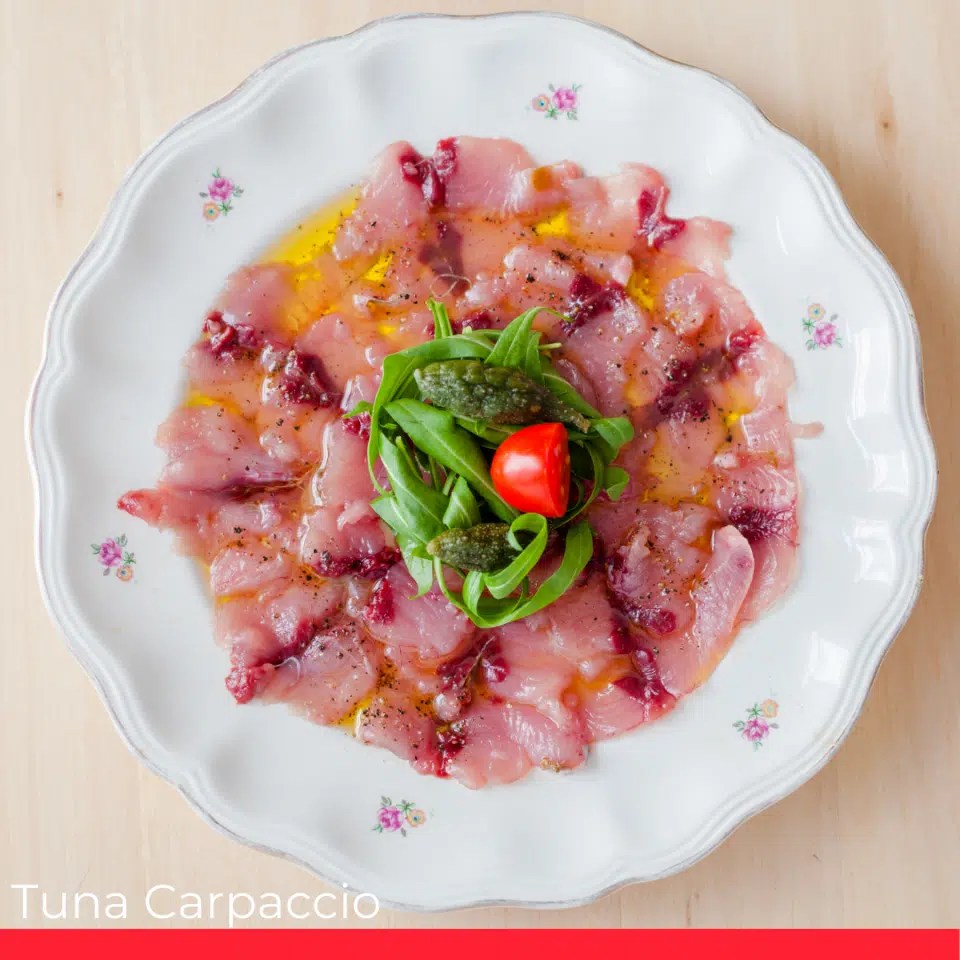 Tuna Carpaccio