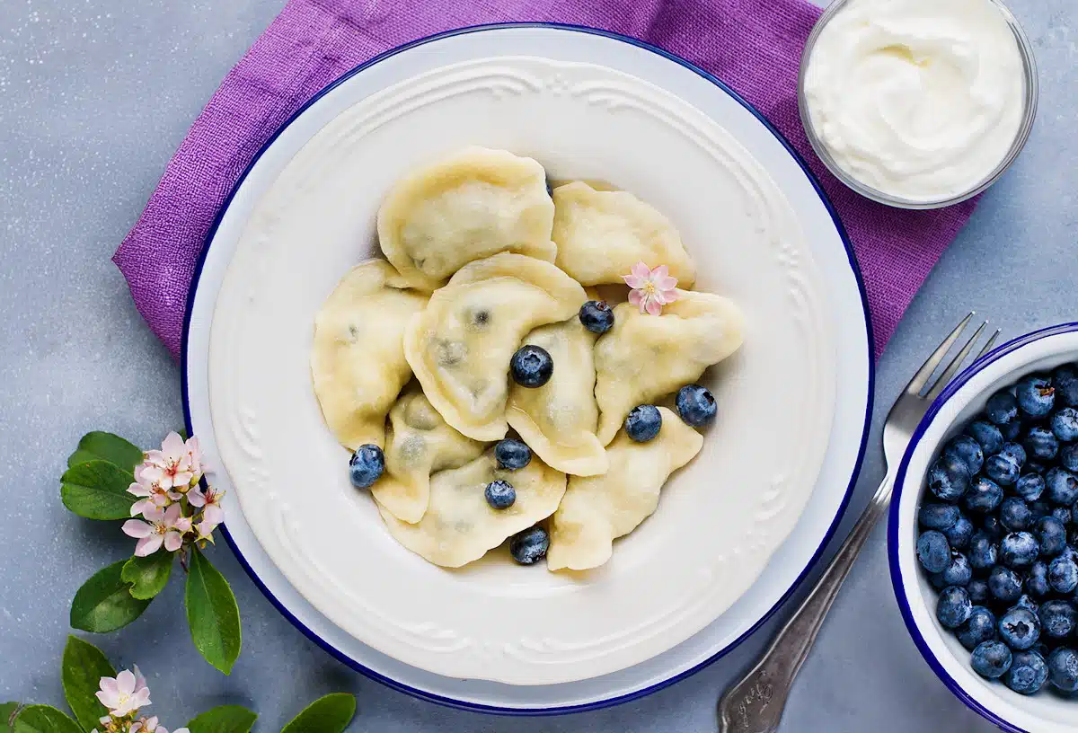Ukrainian Blueberry Varenyky