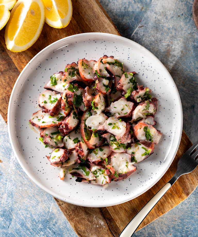 Mediterranean Vinegar-Marinated Octopus - Chef's Pencil