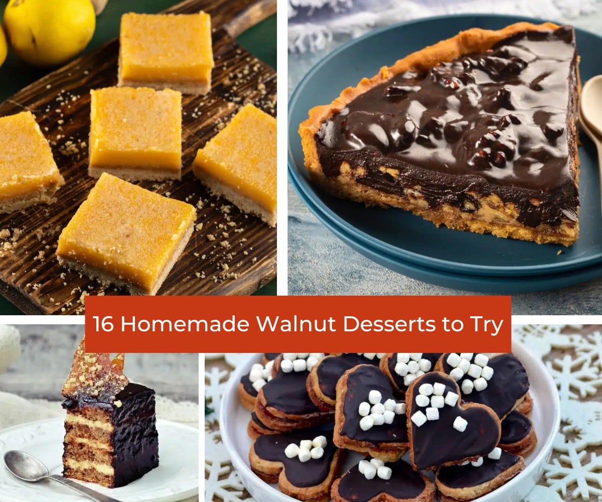 Walnut Dessert Recipes