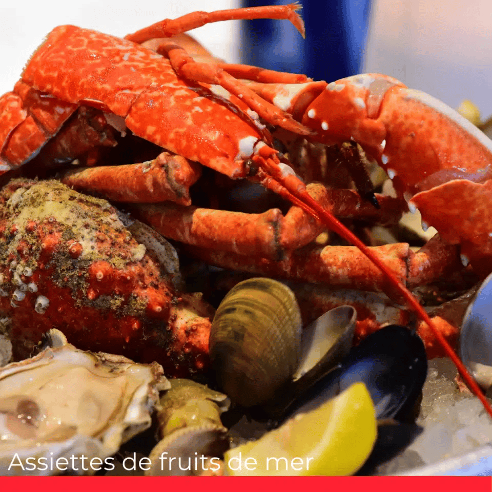 Assiettes de Fruits de Mer (Seafood platter)